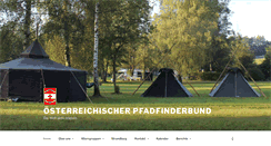 Desktop Screenshot of pfadfinderbund.at